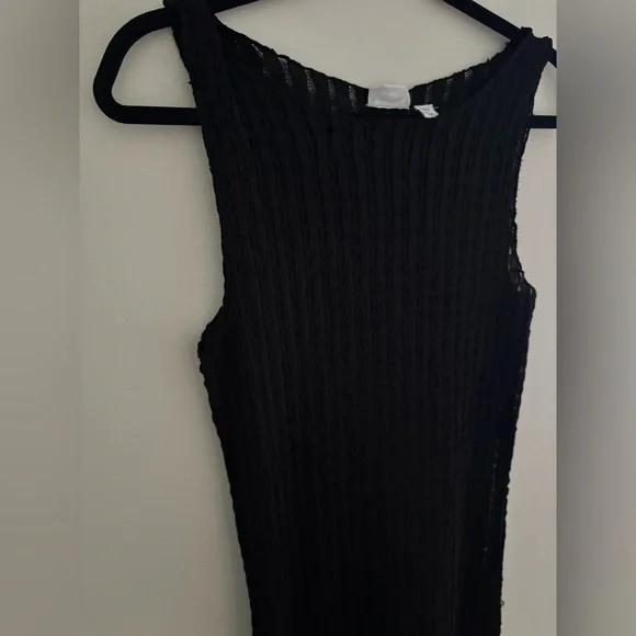 Noisy May Dinah Sleeveless Lace-Stripe Maxi Dress NWT - Picture 4 of 11